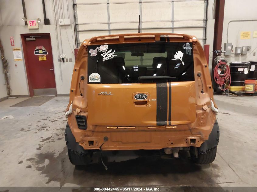 2011 Kia Soul + VIN: KNDJT2A20B7288121 Lot: 39442445