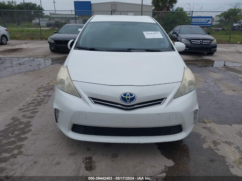 JTDZN3EU2C3071290 | 2012 TOYOTA PRIUS V