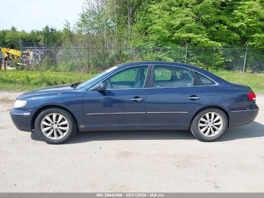 2007 Hyundai Azera Limited/Se VIN: KMHFC46F77A159618 Lot: 39442469