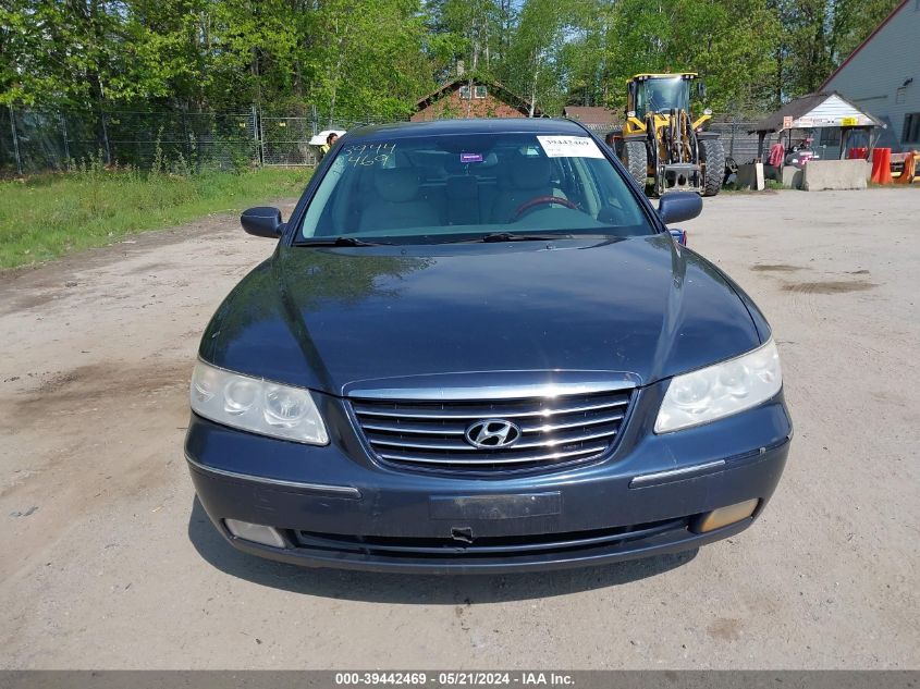 2007 Hyundai Azera Limited/Se VIN: KMHFC46F77A159618 Lot: 39442469