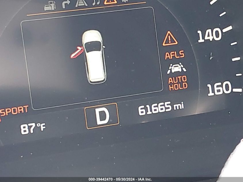 2017 Kia Sorento 3.3L Sxl VIN: 5XYPKDA59HG239093 Lot: 39442470