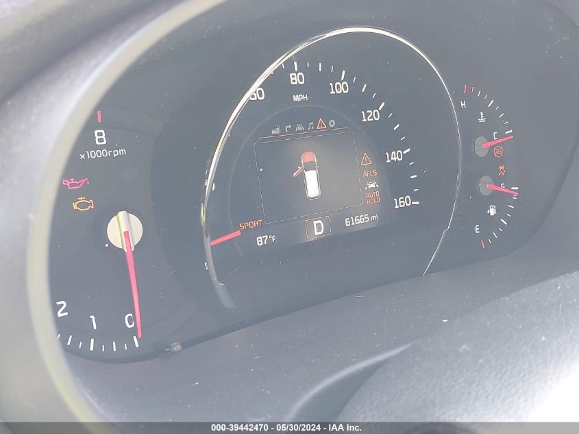 2017 Kia Sorento 3.3L Sxl VIN: 5XYPKDA59HG239093 Lot: 39442470