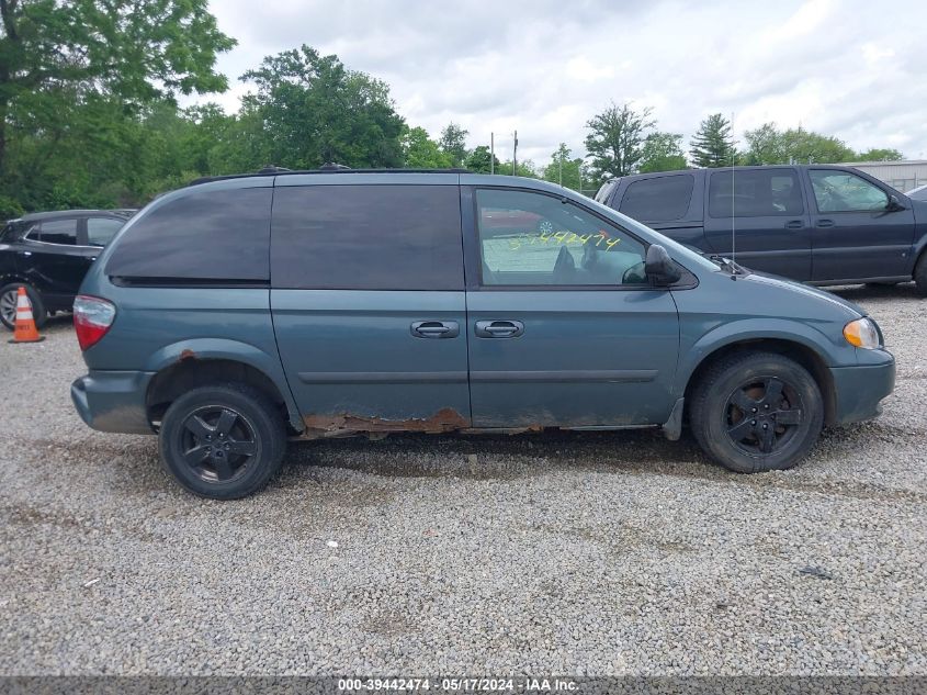 2005 Dodge Caravan Sxt VIN: 1D4GP45R75B130476 Lot: 39442474