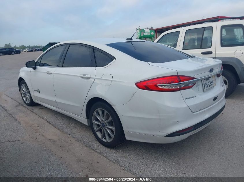 2017 Ford Fusion Hybrid Se VIN: 3FA6P0LU4HR408779 Lot: 39442504