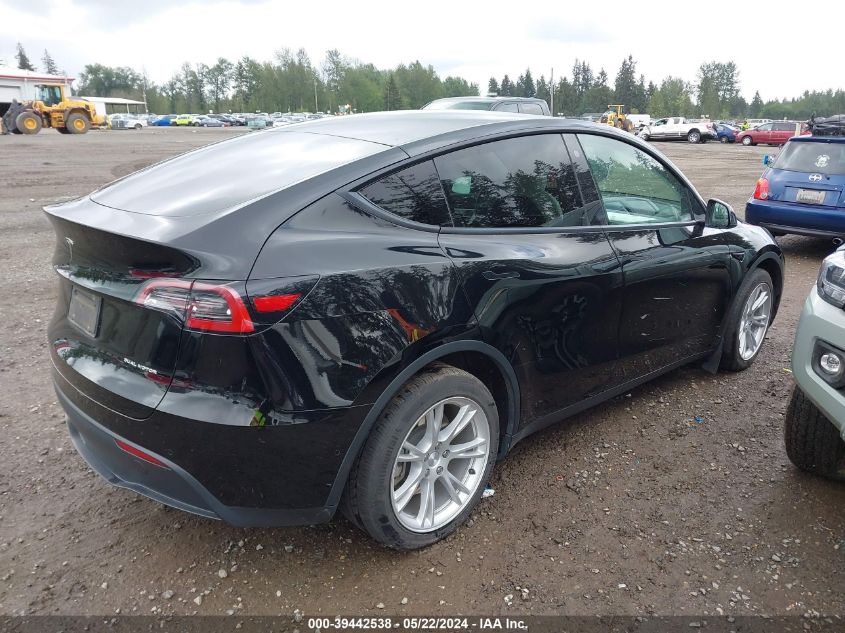 2021 Tesla Model Y Long Range Dual Motor All-Wheel Drive VIN: 5YJYGDEE1MF216182 Lot: 39442538