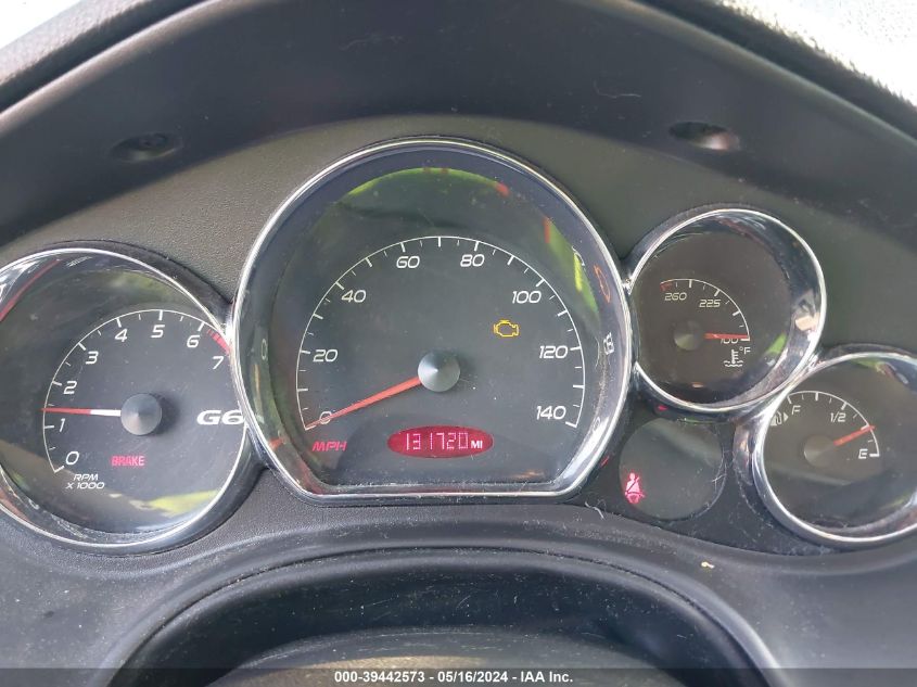 2007 Pontiac G6 Gt VIN: 1G2ZH361374147079 Lot: 39442573