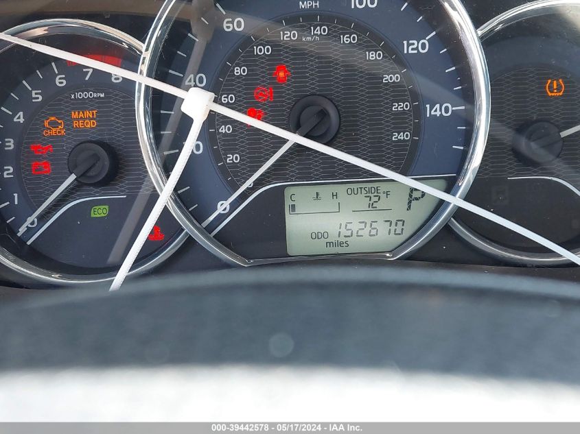 2014 Toyota Corolla Le Eco/Le Eco Plus/Le Eco Premium VIN: 5YFBPRHE8EP008692 Lot: 39442578