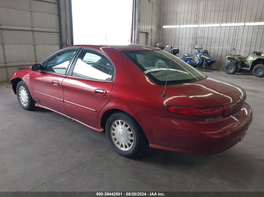 1999 Mercury Sable Gs VIN: 1MEFM50UXXA641657 Lot: 39442581