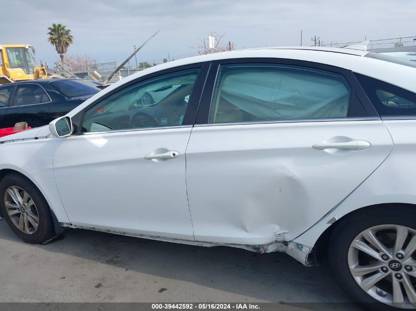 2013 Hyundai Sonata Gls VIN: 5NPEB4AC7DH657421 Lot: 39442592