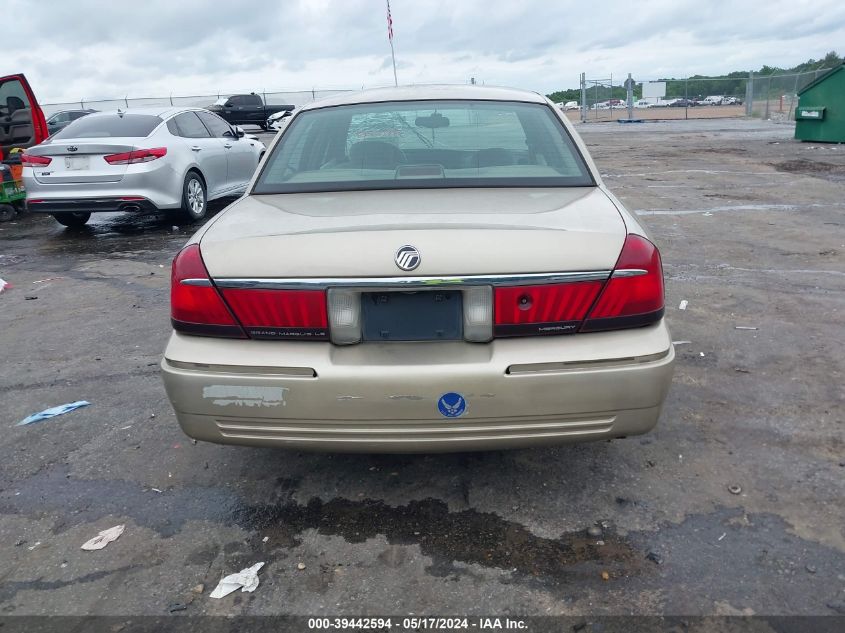 1999 Mercury Grand Marquis Ls VIN: 2MEFM75W7XX666965 Lot: 39442594