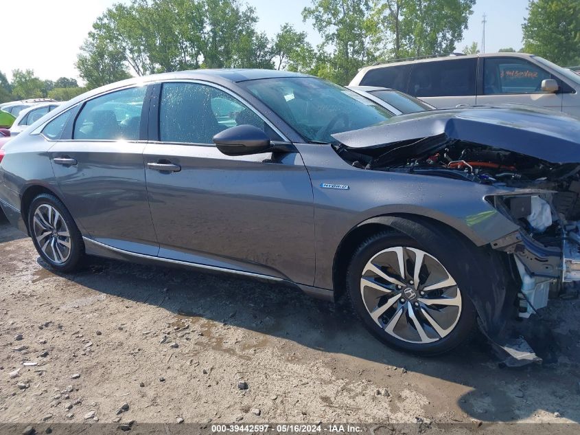 2021 Honda Accord Hybrid Ex-L VIN: 1HGCV3F57MA019472 Lot: 39442597