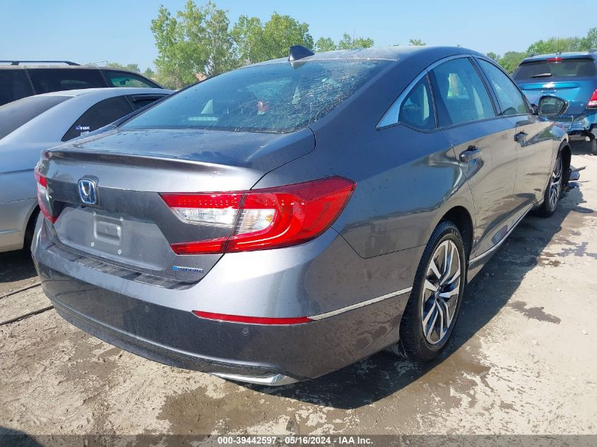 2021 Honda Accord Hybrid Ex-L VIN: 1HGCV3F57MA019472 Lot: 39442597