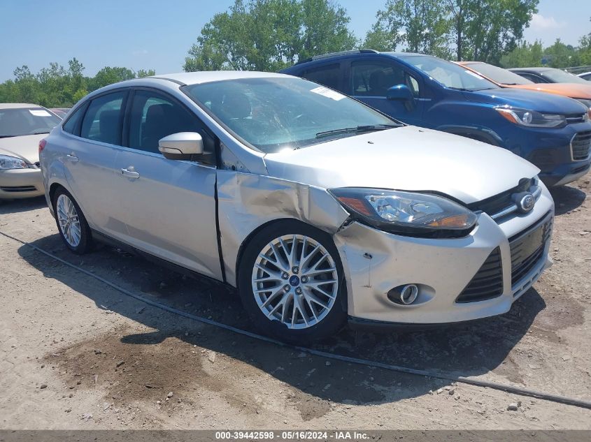 2014 Ford Focus Titanium VIN: 1FADP3J28EL354505 Lot: 39442598