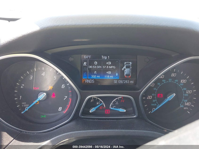 2014 FORD FOCUS VIN: 1FADP3J28EL354505