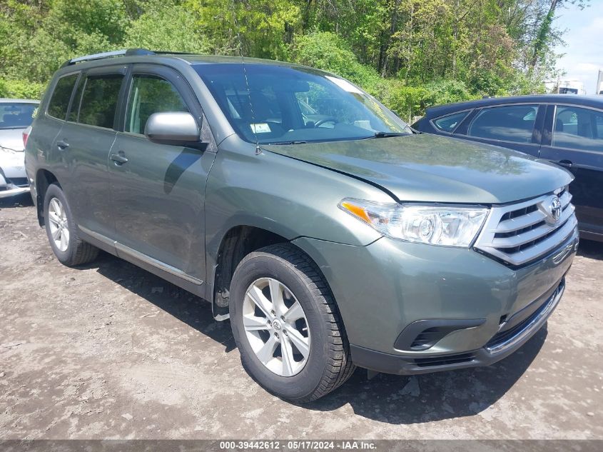 2012 Toyota Highlander Base V6 VIN: 5TDZK3EH0CS055454 Lot: 39442612