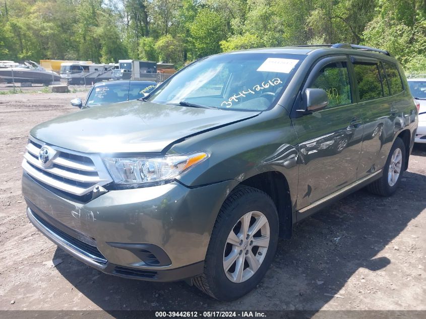 2012 Toyota Highlander Base V6 VIN: 5TDZK3EH0CS055454 Lot: 39442612