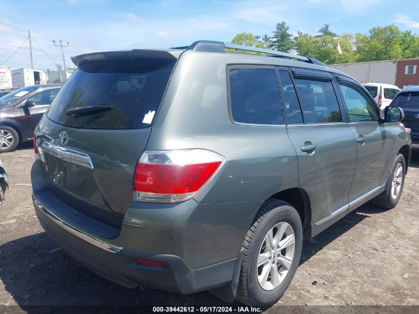 2012 Toyota Highlander Base V6 VIN: 5TDZK3EH0CS055454 Lot: 39442612