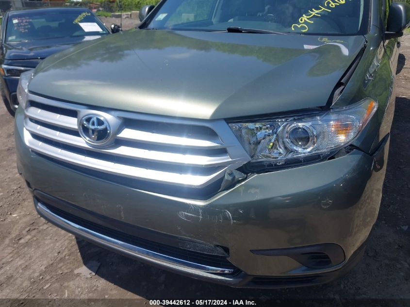 2012 Toyota Highlander Base V6 VIN: 5TDZK3EH0CS055454 Lot: 39442612