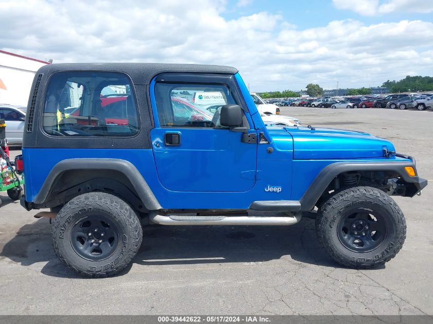 1999 Jeep Wrangler Sport VIN: 1J4FY19S2XP409545 Lot: 39442622