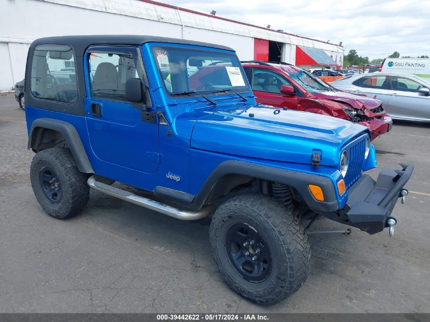 1999 Jeep Wrangler Sport VIN: 1J4FY19S2XP409545 Lot: 39442622