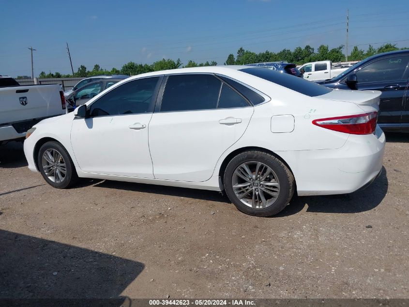 2016 Toyota Camry Se VIN: 4T1BF1FK6GU186938 Lot: 39442623