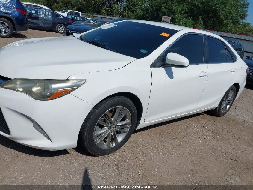 2016 Toyota Camry Se VIN: 4T1BF1FK6GU186938 Lot: 39442623