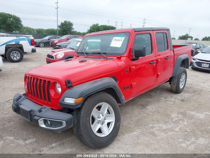 2023 Jeep Gladiator Sport VIN: 1C6HJTAG7PL527269 Lot: 39442625