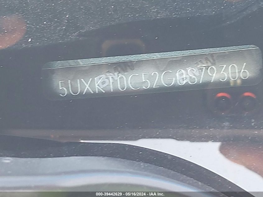 2016 BMW X5 Edrive xDrive40E VIN: 5UXKT0C52G0S79306 Lot: 39442629