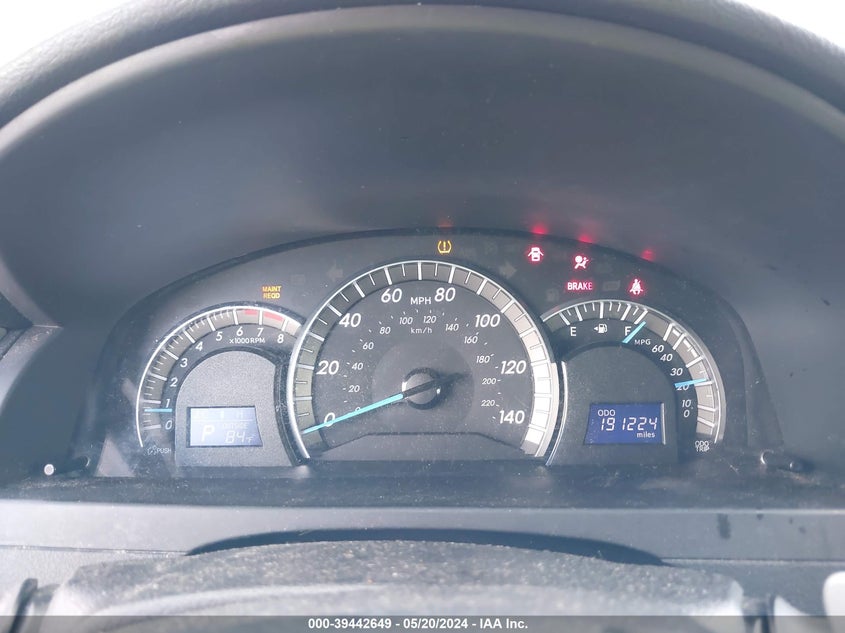 2012 Toyota Camry Se VIN: 4T1BF1FK8CU507095 Lot: 39442649