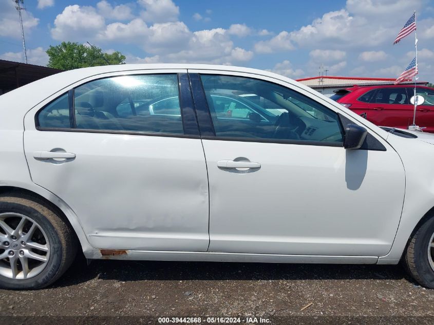 2012 Ford Fusion S VIN: 3FAHP0GA6CR291613 Lot: 39442668