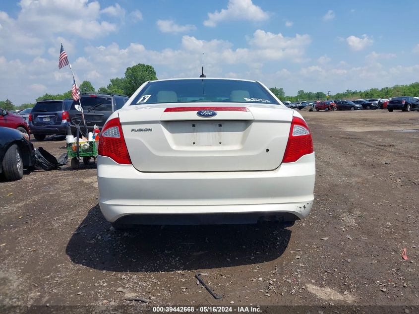 2012 Ford Fusion S VIN: 3FAHP0GA6CR291613 Lot: 39442668