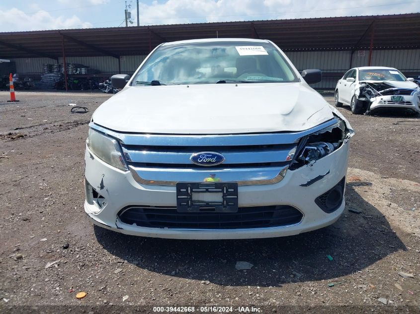 2012 Ford Fusion S VIN: 3FAHP0GA6CR291613 Lot: 39442668