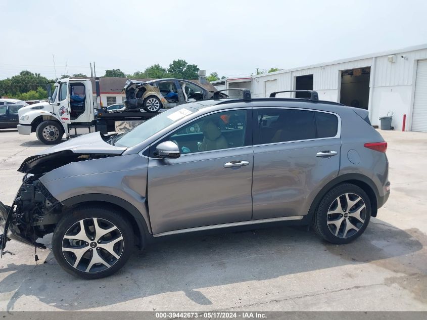 2019 Kia Sportage Sx Turbo VIN: KNDPR3A60K755279 Lot: 39442673