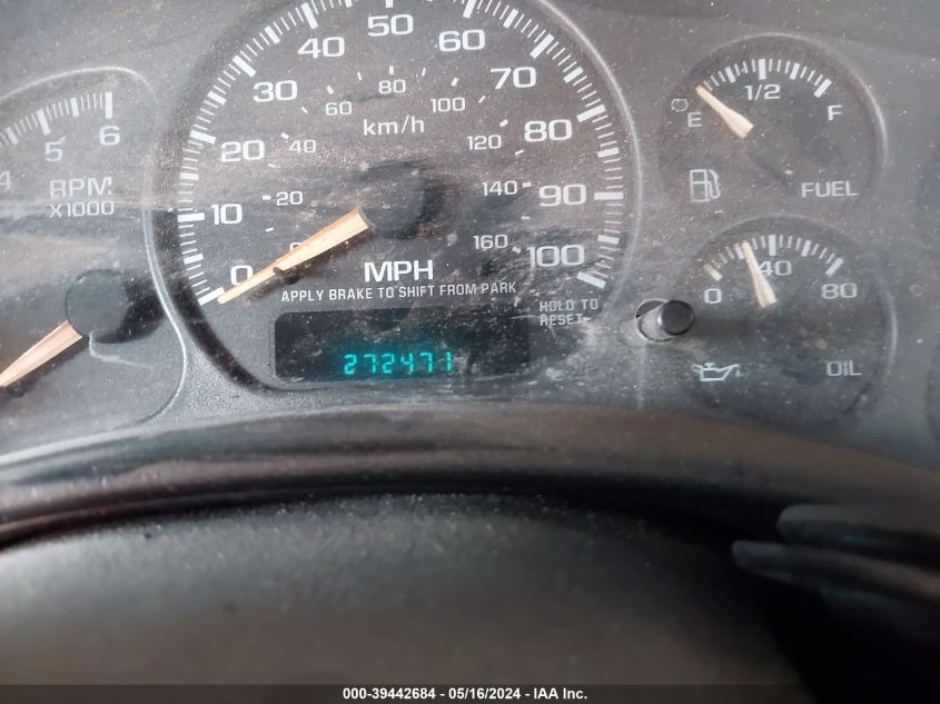 2000 Chevrolet Silverado 1500 Ls VIN: 2GCEK19T2Y1217939 Lot: 39442684