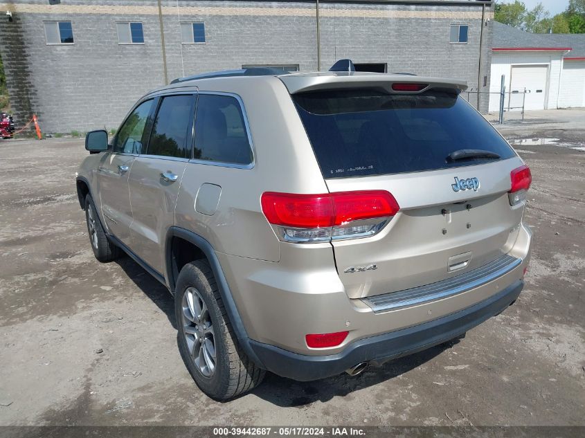 2014 Jeep Grand Cherokee Limited VIN: 1C4RJFBG9EC162684 Lot: 39442687