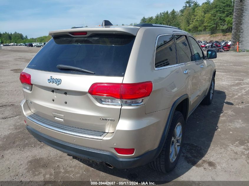 2014 Jeep Grand Cherokee Limited VIN: 1C4RJFBG9EC162684 Lot: 39442687