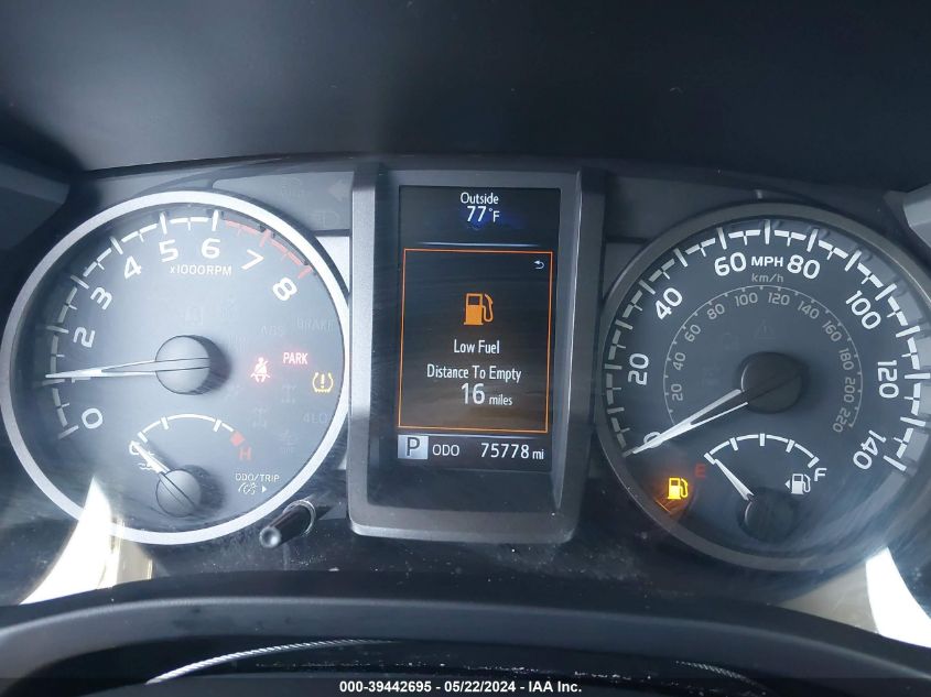 2019 Toyota Tacoma Trd Off Road VIN: 3TMCZ5AN6KM283451 Lot: 39442695