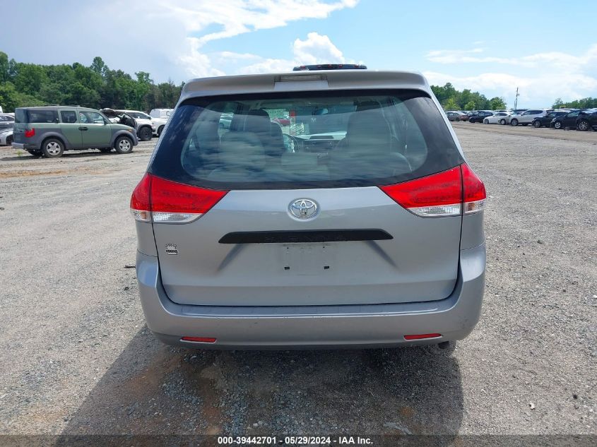 2014 Toyota Sienna L V6 7 Passenger VIN: 5TDZK3DCXES524476 Lot: 39442701