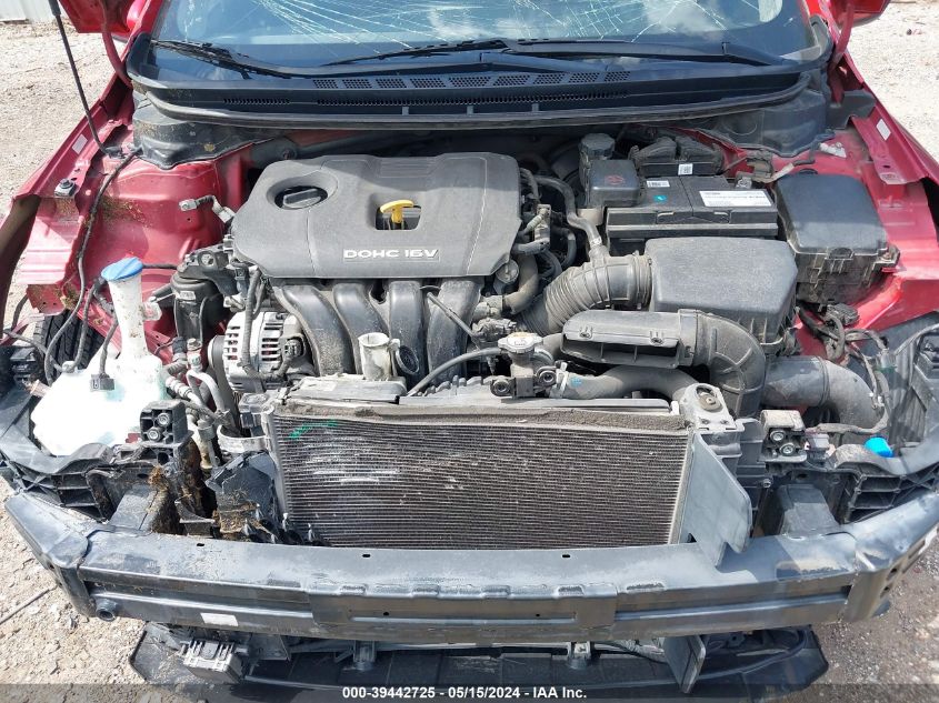 2017 Kia Forte S VIN: 3KPFL4A77HE127433 Lot: 39442725