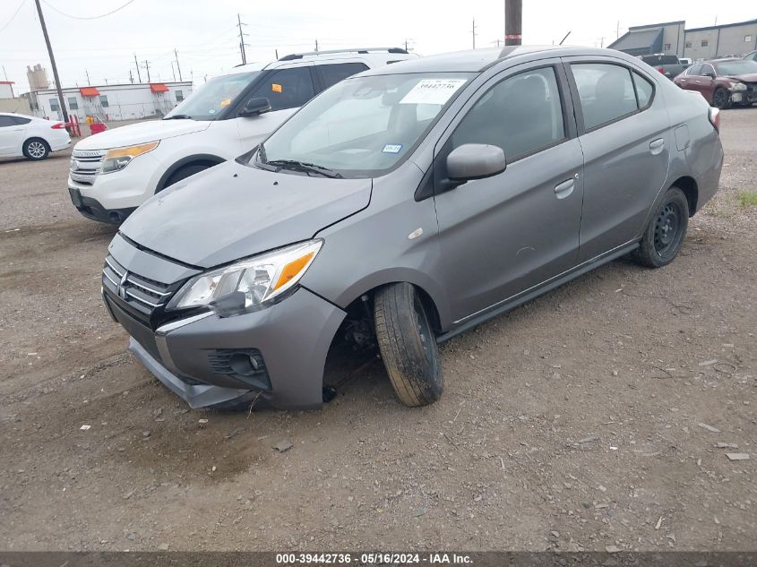 2022 Mitsubishi Mirage G4 Es VIN: ML32FUFJ0NHF06909 Lot: 39442736