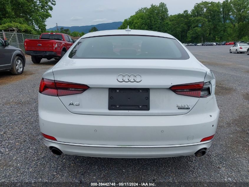 2018 Audi A5 2.0T Premium VIN: WAUBNCF54JA090227 Lot: 39442748