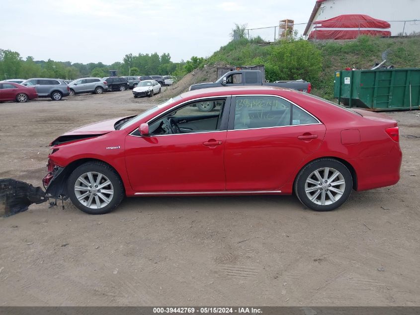 2012 Toyota Camry Hybrid Xle VIN: 4T1BD1FK2CU046370 Lot: 39442769