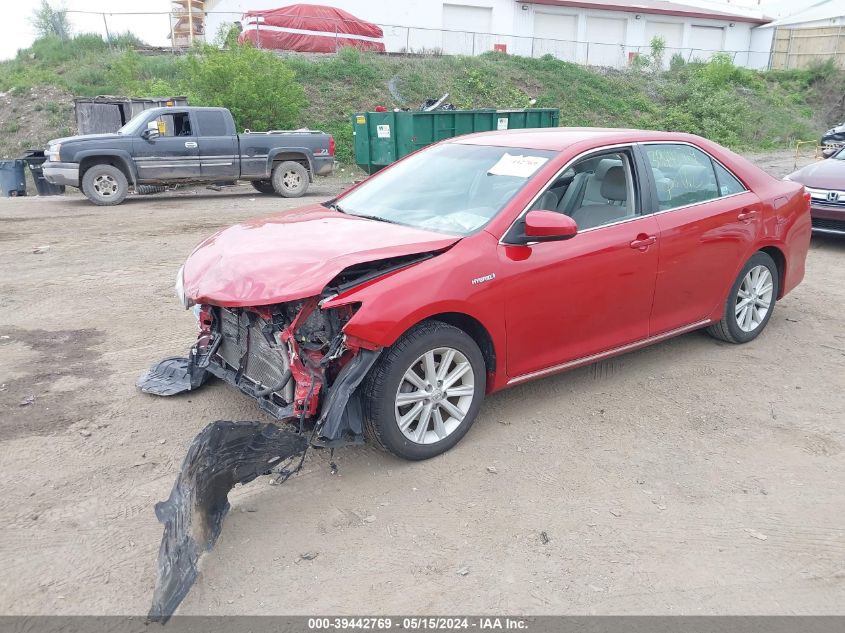 2012 Toyota Camry Hybrid Xle VIN: 4T1BD1FK2CU046370 Lot: 39442769
