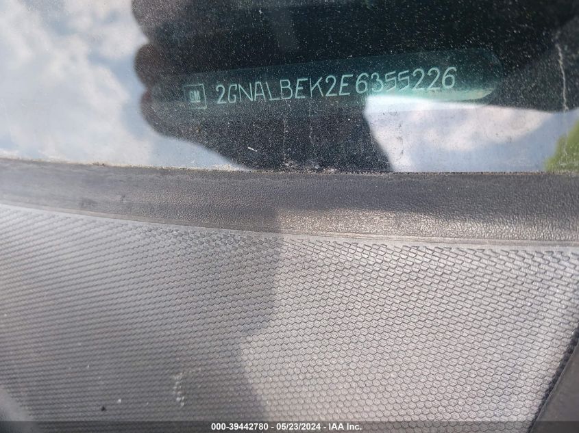 2014 Chevrolet Equinox 1Lt VIN: 2GNALBEK2E6355226 Lot: 39442780