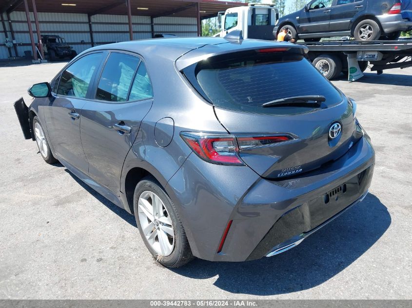 2022 Toyota Corolla Se VIN: JTND4MBE3N3168903 Lot: 39442783