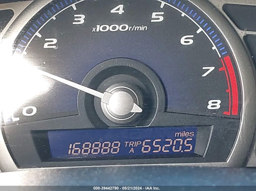 2010 Honda Civic Vp VIN: 2HGFA1F36AH158790 Lot: 39442790