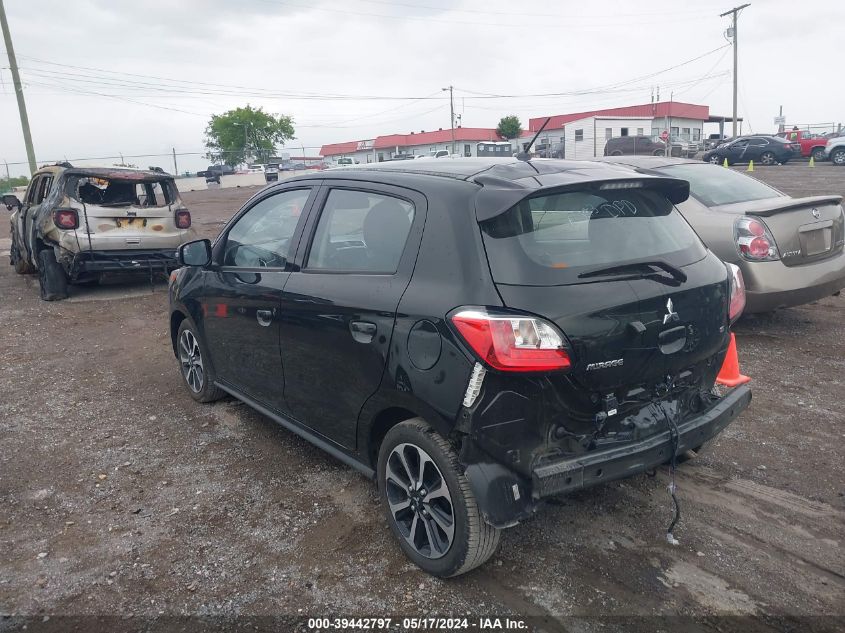 2022 Mitsubishi Mirage Black Edition/Se VIN: ML32AWHJ5NH006426 Lot: 39442797