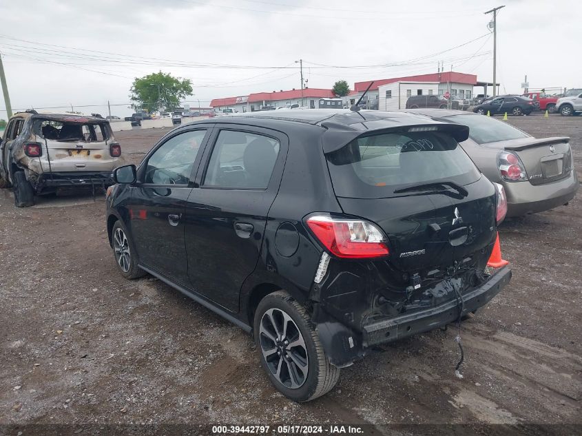 2022 Mitsubishi Mirage Black Edition/Se VIN: ML32AWHJ5NH006426 Lot: 39442797