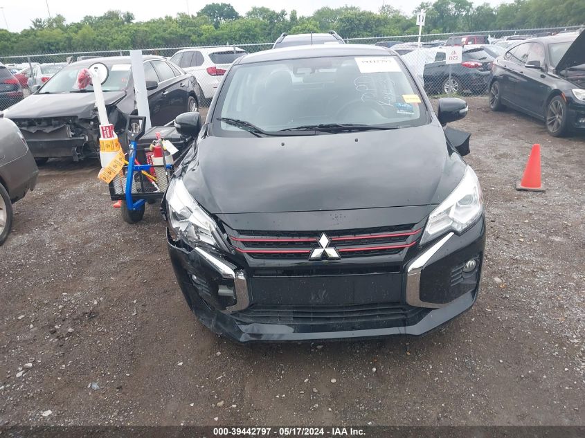 2022 Mitsubishi Mirage Black Edition/Se VIN: ML32AWHJ5NH006426 Lot: 39442797