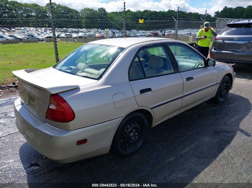 2000 Mitsubishi Mirage De VIN: JA3AY26CXYU054743 Lot: 39442823